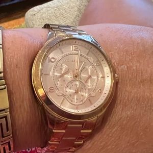 Michael Kors gold tone watch - used but well taken care of